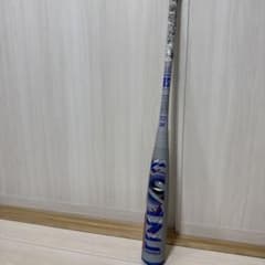 ワニクラッシャー（青ワニ）軟式バット 82cm グレー/ブルーのサムネイル