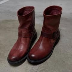 00s Archive Leather Engineer Boots - メルカリ
