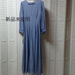 ロングワンピース　花柄レース　新品未使用のサムネイル