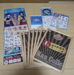 칸코레 이치반 복권 제2차 작전 출격 E상 기념 그림엽서 세트 전종 POP 포스터