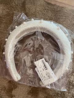 新品　カチューシャ　パールのサムネイル