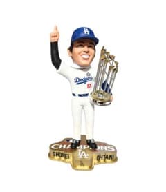 大谷翔平 ボブルヘッド 2024WSチャンピオン 8インチ ホワイト