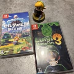 ゼルダの伝説 夢をみる島 ルイージマンション3 Switch ソフト2本