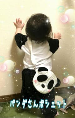 ✨オーダーページ✨ パンダ ポシェット ポーチ 散歩のサムネイル