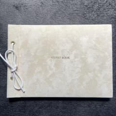 GUEST BOOK ウェディング 芳名帳 アイボリーのサムネイル