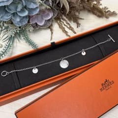 エルメス エクスリブリス Ag925 / Au750 ブレスレット シルバー - メルカリ