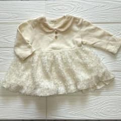 kid's zoo ベビー ワンピース アイボリー 70cmのサムネイル