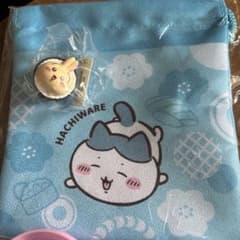 Chiikawa Kura Sushi Keychain - Rabbit, Drawstring Bag - Calico Cat