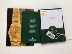 ROLEXエァキングの保証書とプライスタグのサムネイル