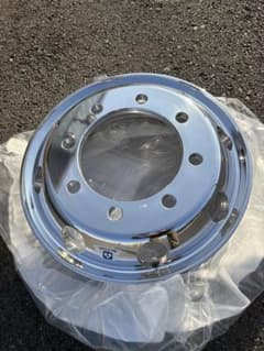 新品②本　大型低床トラック用　アルコア　ISO用　アルミホイール　8穴 新品②本 大型低床トラック用 アルコア ISO用 アルミホイール 8穴