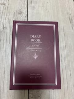 DIARY BOOK ワインレッド 日記帳　DAISOのサムネイル