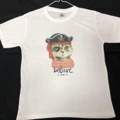パイレーツオブ猫Tシャツ Mサイズ メンズ レディース  白 ホワイト  新品のサムネイル