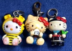 キティ ハローキティ フォンストラップ エンジェルキティ ピンク