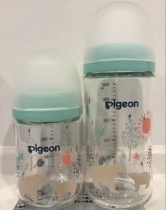 Pigeon 哺乳瓶 2本セット【ガラス製】のサムネイル