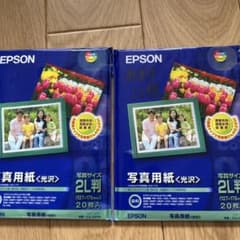 EPSON 写真用紙 光沢 2L判 20枚入おまけ11枚付のサムネイル