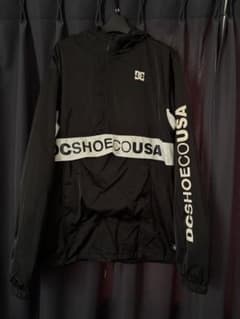 DC SHOE USA ナイロンジャケット ブラック/ホワイト