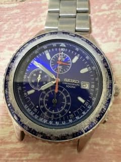 SEIKO パイロットクロノグラフ 7T92 -0CF0 稼働品 ベルト欠品 - メルカリ