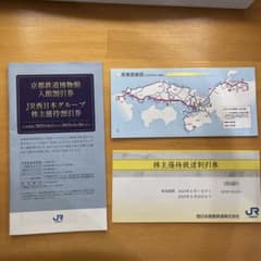 JR西日本　西日本旅客鉄道株式会社　株主優待鉄道割引券2枚のサムネイル