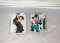 忍たま乱太郎 梅雨の日ver. アクリルキーホルダー 山田利吉·きり丸2個セットのサムネイル