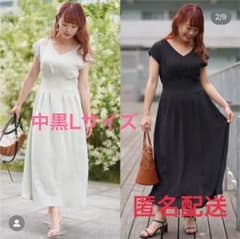 新品 ウエストタックワンピース Lサイズ rinachishimaのサムネイル