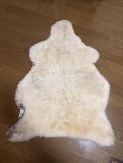 リアルムートン　天然　シープスキン　送料込み　匿名　メルカリ便 天然羊毛 シープスキン ラグ 英国製 - メルカリ