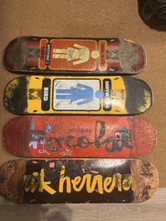 Girl / Chocolate中古スケートボードデッキ4枚セット - メルカリ Girl