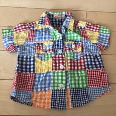 チェックシャツ 90のサムネイル