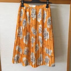 アンティーク フラワープリーツスカートのサムネイル