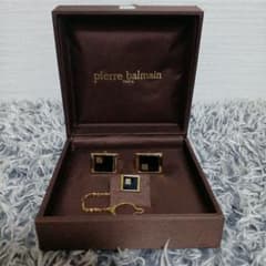 【訳あり】pierre balmain カフス ネクタイピン セット