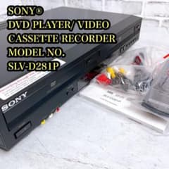 NEW】SONY DVD PLAYER/ VHS SLV-D281P - メルカリ