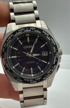 CITIZEN アテッサ 電波ソーラー H149-T017878 チタン 腕時計 - メルカリ
