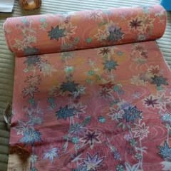 上品な草花文様が描かれた小紋反物のサムネイル