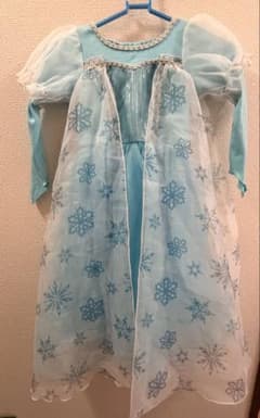 Disney FROZEN 아나운서와 눈의 여왕 엘사 드레스 110cm