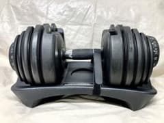 GronG 可変式ダンベル 24kg ダイヤル式 アジャスタブルダンベル A