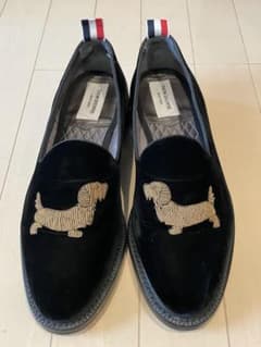 THOM BROWNE トムブラウン 靴 スリッポン 犬 刺繍 42 サイズ8 - メルカリ