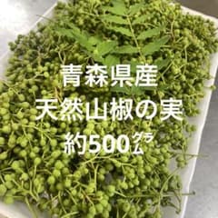 青森県産 天然山椒の実 実山椒 約500㌘ - メルカリ