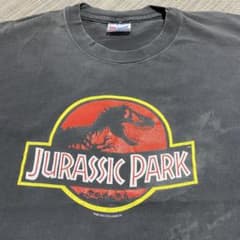 90s usa製 シングルステッチ ジュラシックパーク 映画Tシャツ 鬼 