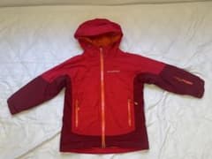 mont-bell 子ども用スキーウェア 110サイズ 赤 - メルカリ