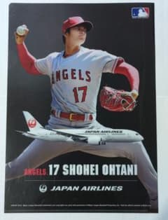 大谷翔平 JALコラボ クリアファイル ファイル一枚で、二面の写真が違います。のサムネイル