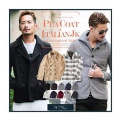 新品 送料無料★期間限定価格★Pコート&ジャケット メンズ★選べる2タイプ新作のサムネイル