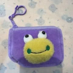 キャラクター柄 パープル コインケースのサムネイル