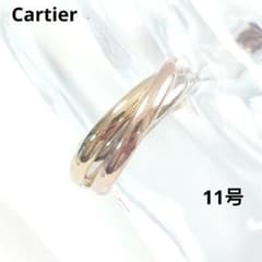 磨き済】カルティエ トリニティ リング 11号 7601 - メルカリ