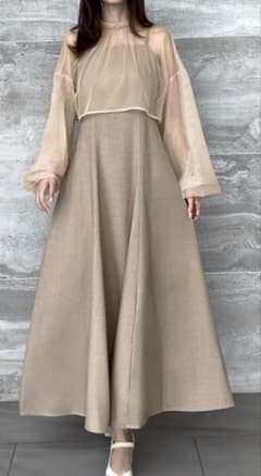 JUNOAH チュールボレロ＋キャミワンピースのサムネイル