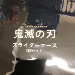 メンズノンノ付録　鬼滅の刃スライダーケース3個セットのサムネイル