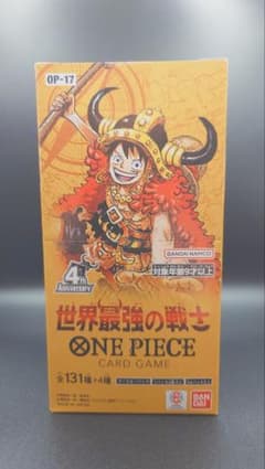 ONE PIECE OP-17 世界最強の戦士 テープ付き未開封BOXのサムネイル