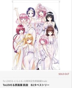 toloveる B2 タペストリー　原画展 toloveる B2 タペストリー 原画展 | Mercari