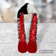 ディズニー マフラーキャップ　101匹わんちゃん　クルエラ　ダルメシアン ディズニー マフラーキャップ 101匹わんちゃん クルエラ