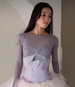stina 花柄バレエレオタードMのサムネイル