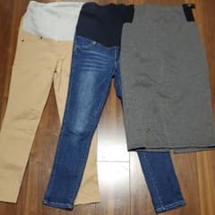 【お買い得3着セット】エンジェリーベ　マタニティボトムスのサムネイル