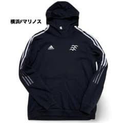 希少！】横浜Fマリノス アディダスフード付きパーカー 3XL ブラック
